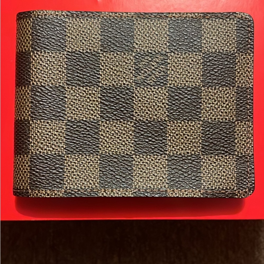 LV Damier Ebene Bi Fold Wallet
